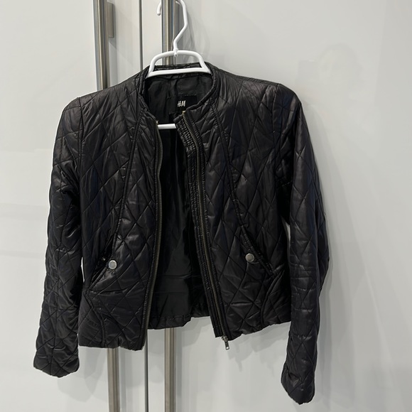 H&M quilted short spring jacket, great condition. Size 4 - Picture 1 of 6
